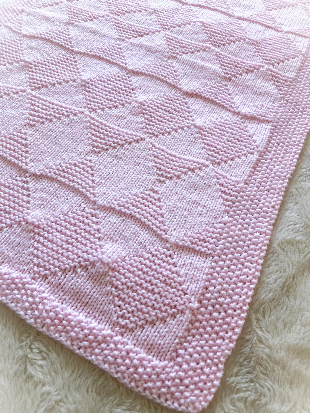 Knitting Pattern ~ Heidi Baby Blanket  ~  ENGLISH ~ PDF Download