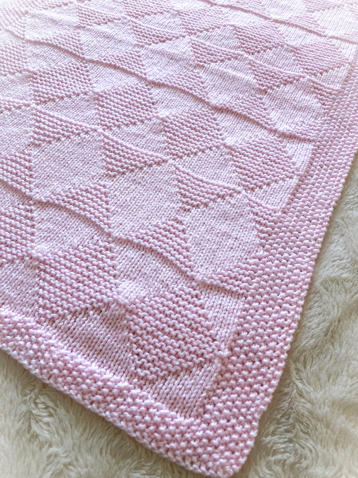 Knitting Pattern ~ Heidi Baby Blanket  ~  ENGLISH ~ PDF Download