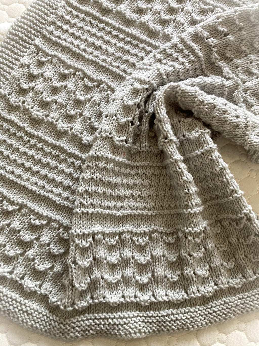 Knitting Pattern ~ Seren Baby Blanket  ~  ENGLISH ~ PDF Download