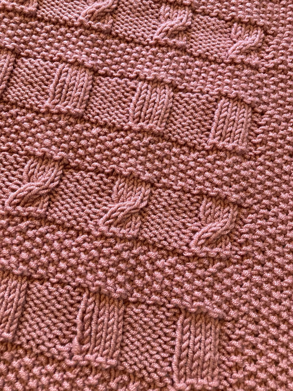 Knitting pattern ~ Ember Baby Blanket in DK Yarn ~ ENGLISH ~  PDF Download