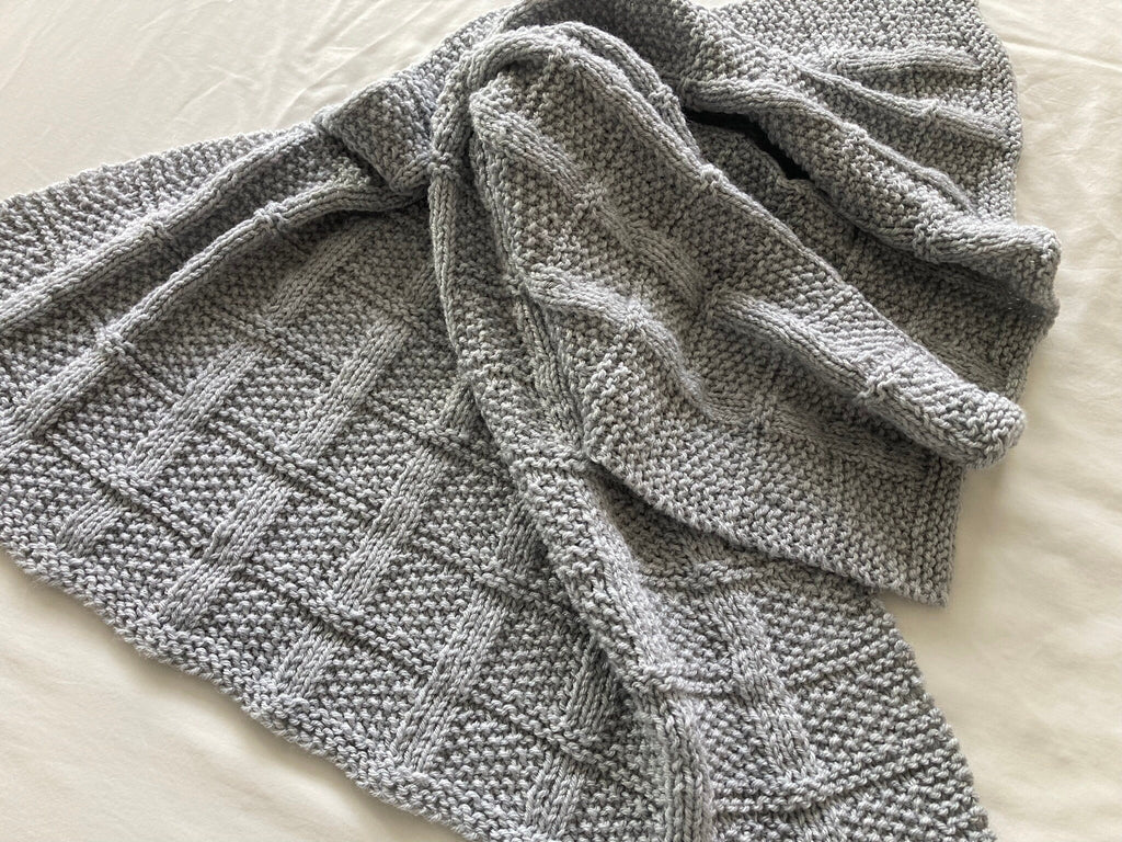 Knitting Pattern ~ Lattice Baby Blanket ~  ENGLISH ~ PDF Download