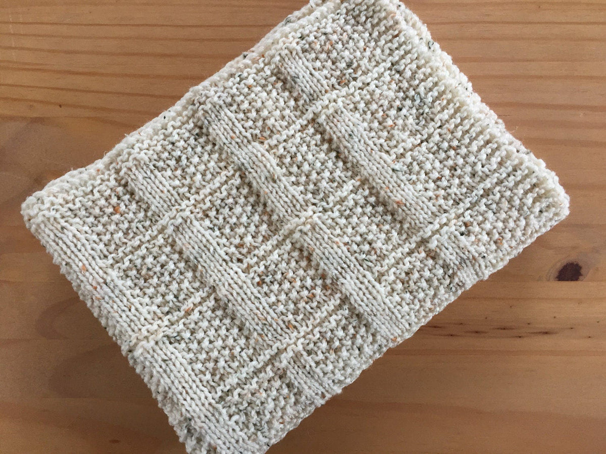 Knitting Pattern ~ Lattice Baby Blanket ~  ENGLISH ~ PDF Download