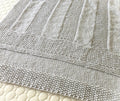 Knitting pattern ~ Hugo Baby Blanket ~ Perfect for beginners ~  Aran Yarn ~ ENGLISH ~ PDF Download