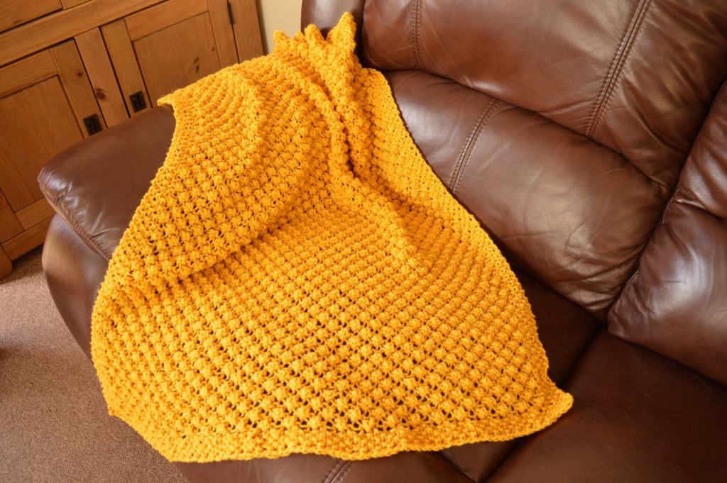 Knitting pattern ~ Bobble Baby Blanket ~  ENGLISH ~ PDF Download