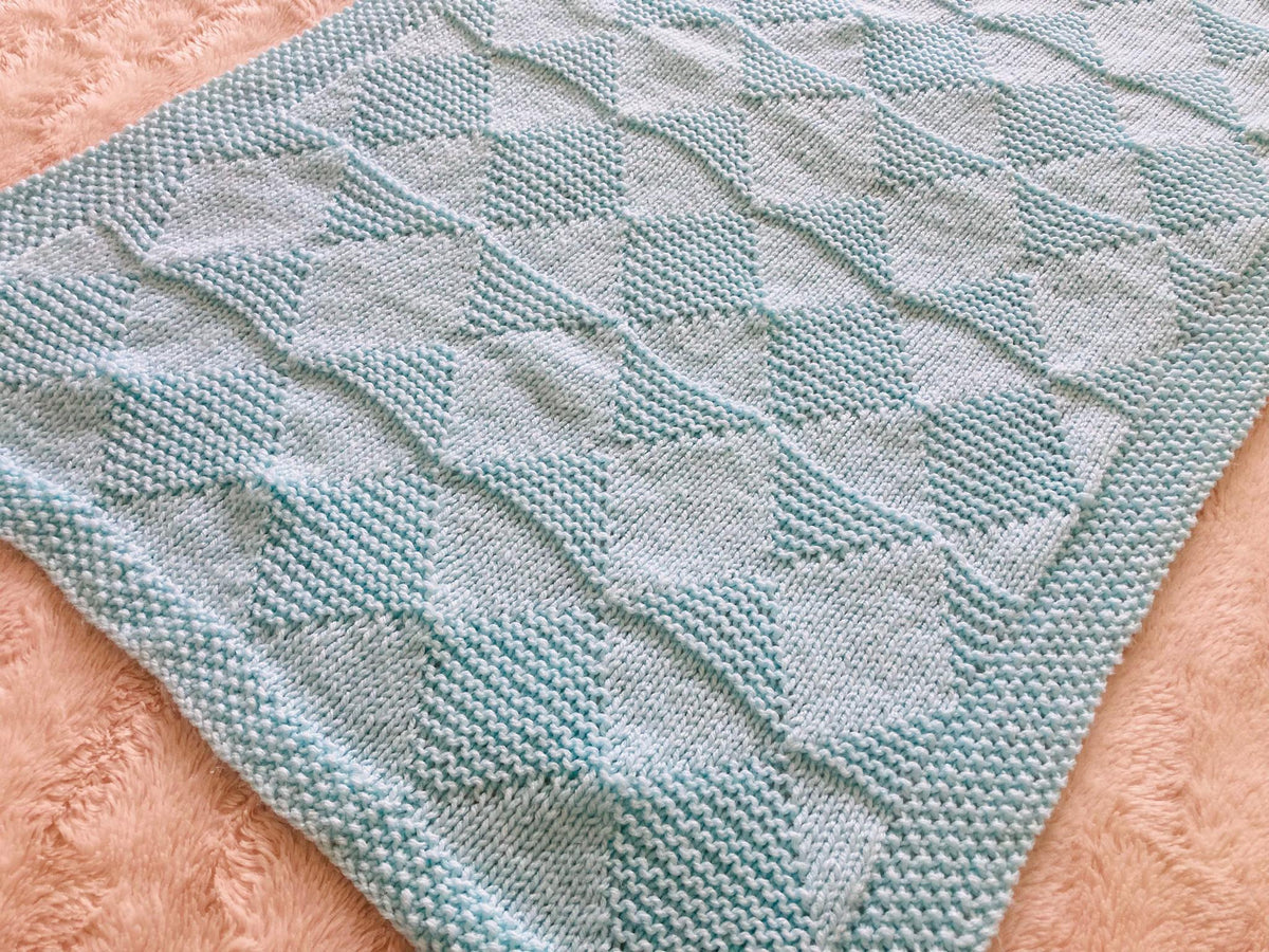 Knitting Pattern ~ Heidi Baby Blanket  ~  ENGLISH ~ PDF Download