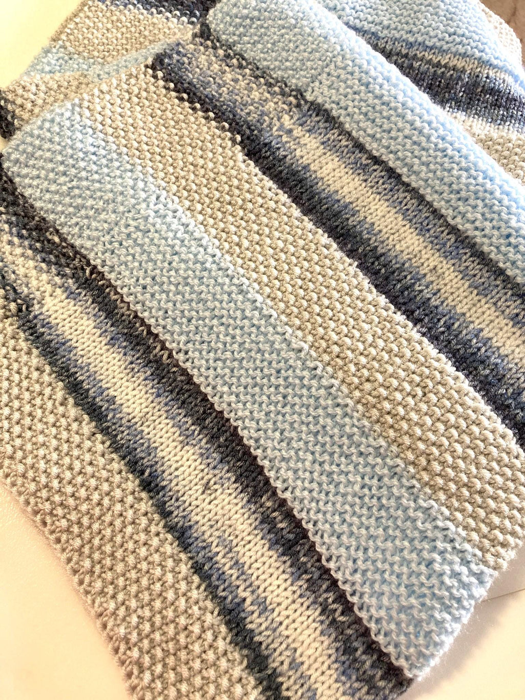 Knitting pattern ~ Simple Textures Baby Blanket  ~ DK Yarn ~ ENGLISH ~ PDF Download