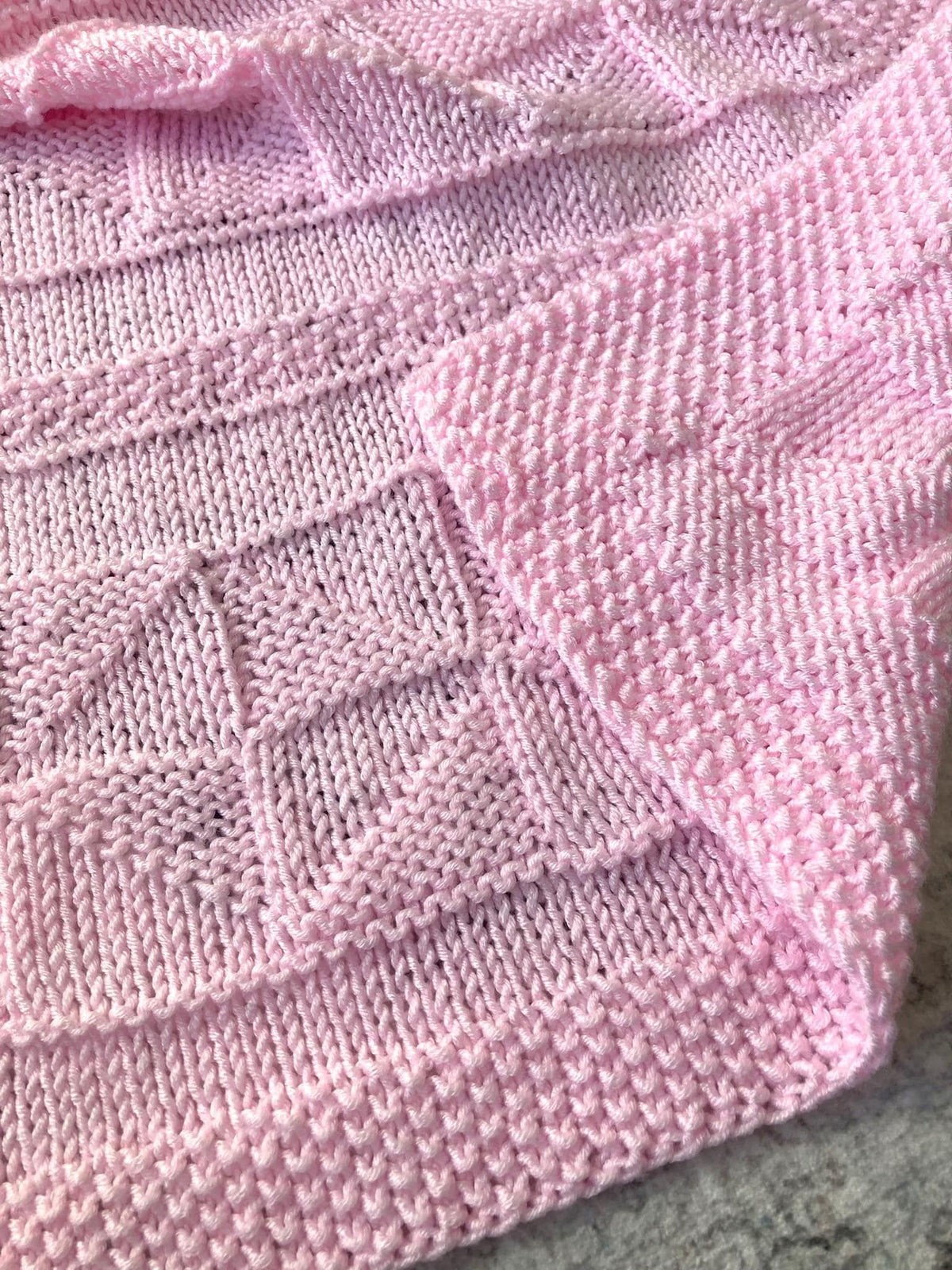 Knitting pattern ~ Verna Baby Blanket ~ Easy Knit  ~ ENGLISH ~ PDF Download