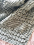 Knitting Pattern ~ Dorete Baby Blanket ~ Easy Knit for Beginners ~ENGLISH ~ PDF Download