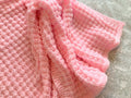 Knitting pattern ~ Simple Waffle Baby Blanket Pattern ~ENGLISH ~ PDF Download