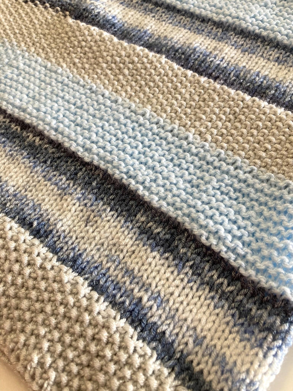 Knitting pattern ~ Simple Textures Baby Blanket  ~ DK Yarn ~ ENGLISH ~ PDF Download