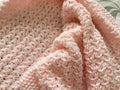 Knitting pattern ~ Dainty Hearts Baby Blanket ~  ENGLISH ~ PDF Download