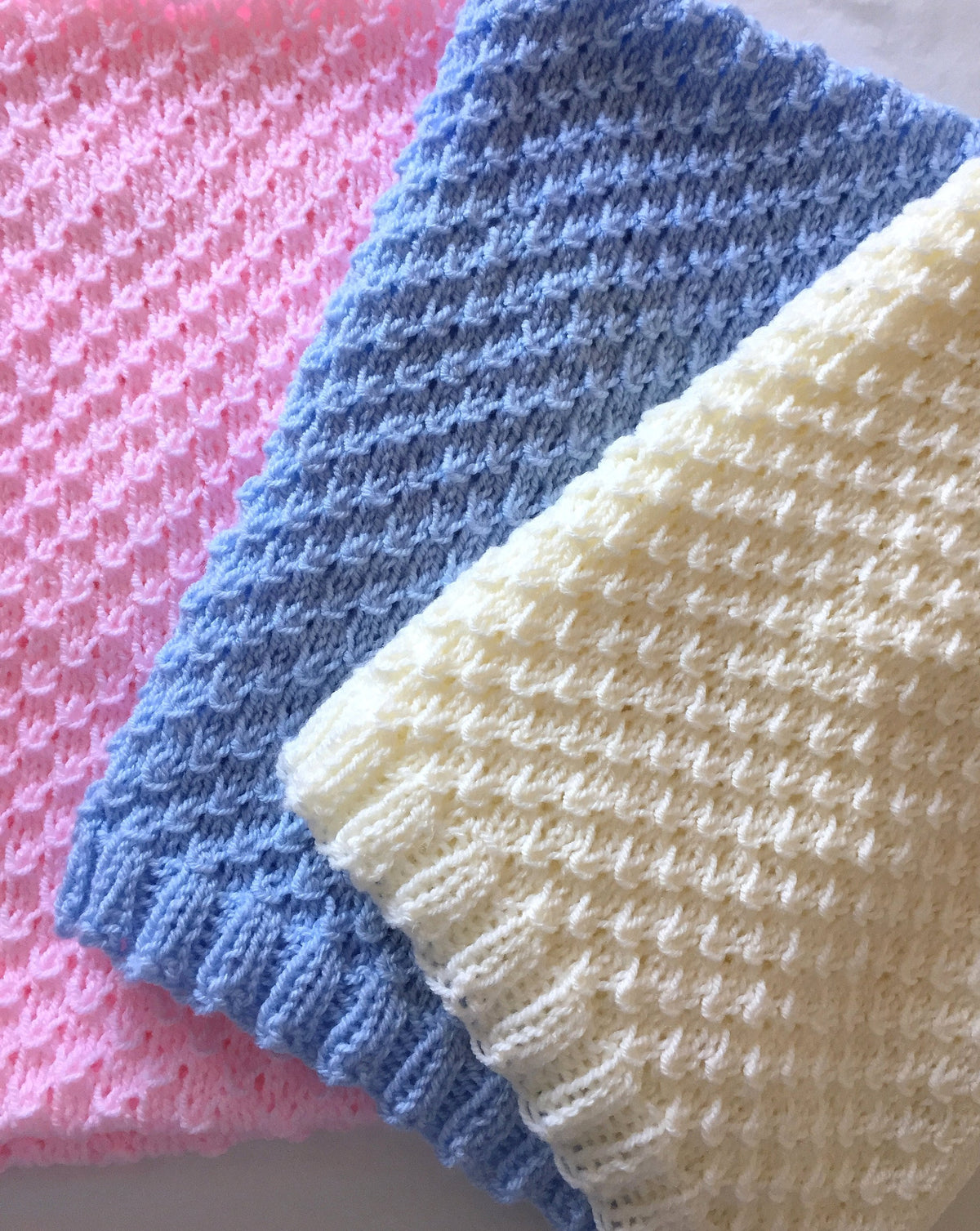 Knitting pattern ~ Freya Baby Blanket ~  ENGLISH ~ PDF Download