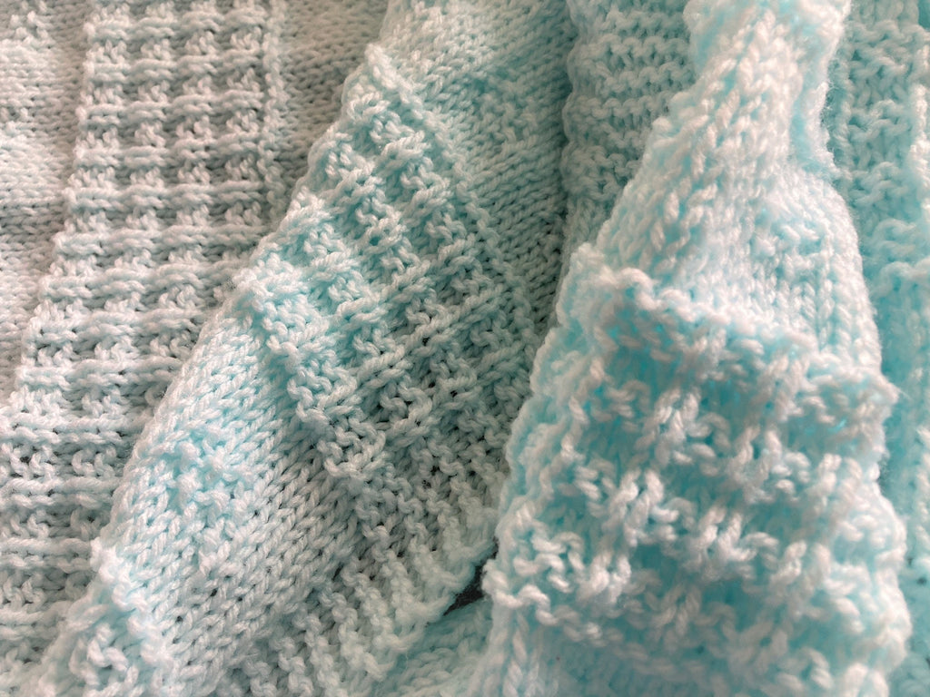 Knitting Pattern ~ Rosabel Baby Blanket in DK  ~ ENGLISH ~ PDF Download