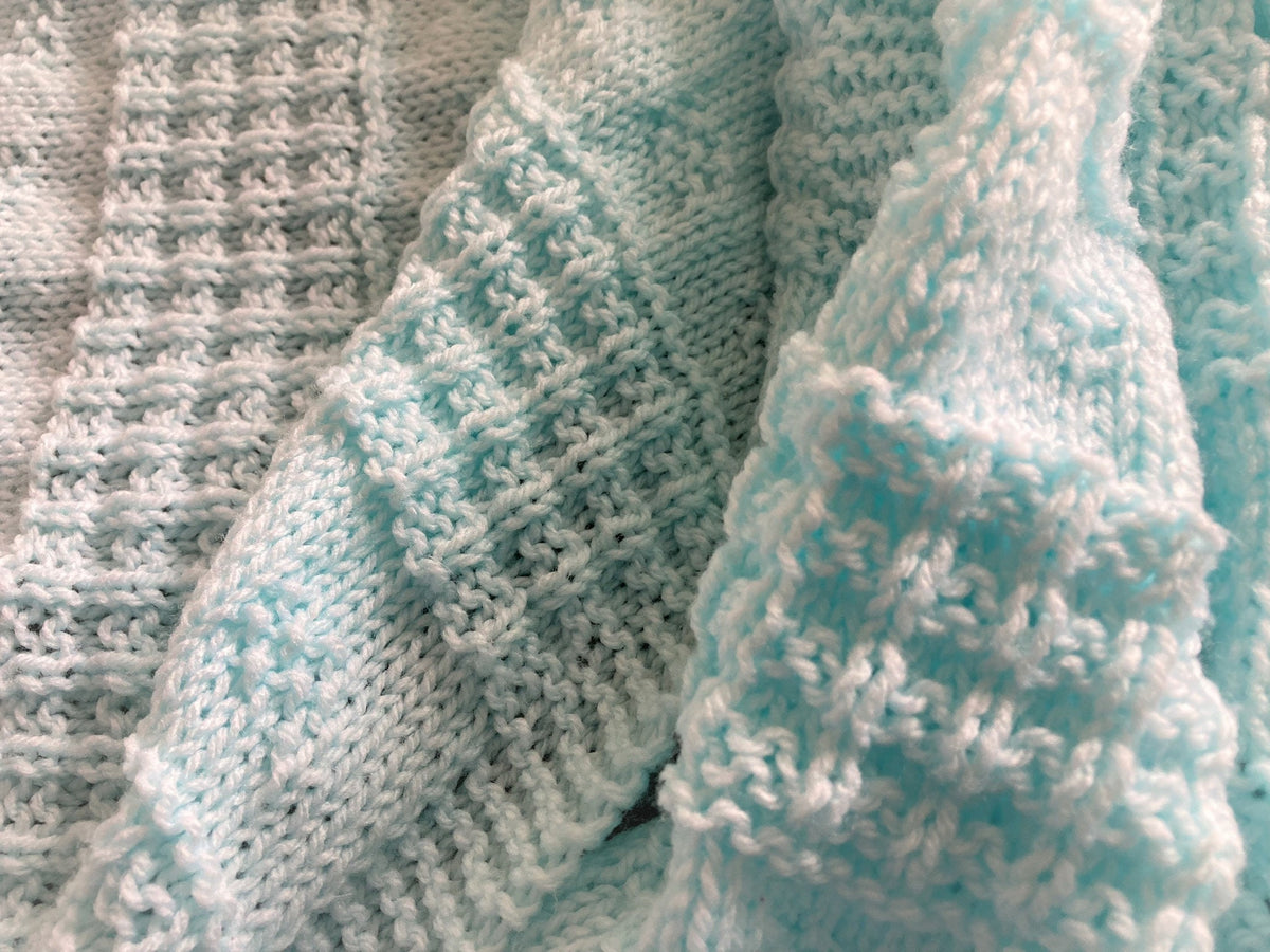 Knitting Pattern ~ Rosabel Baby Blanket in DK  ~ ENGLISH ~ PDF Download