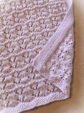 Knitting Pattern ~ Audrey Baby Blanket in DK  ~ ENGLISH ~ PDF Download