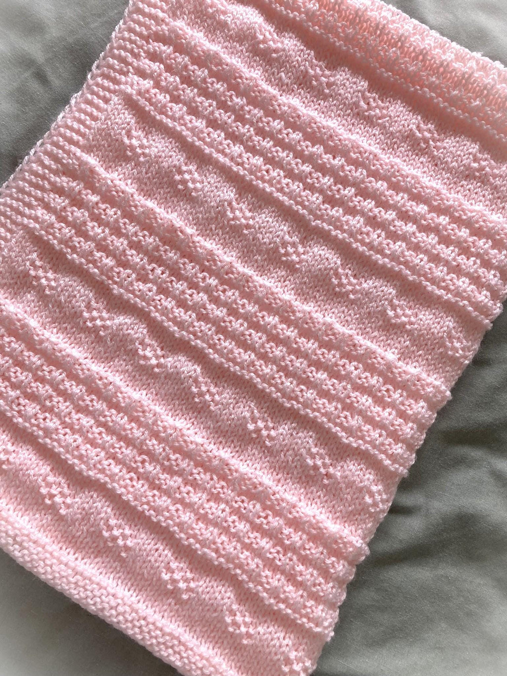Knitting Pattern ~ Rosabel Baby Blanket in DK  ~ ENGLISH ~ PDF Download