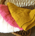 Knitting pattern ~ Checks Baby Blanket  ~ ENGLISH ~ PDF Download