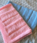 Knitting pattern ~ Nova Baby Blanket ~ Fully Reversible Design ~ ENGLISH ~ PDF Download