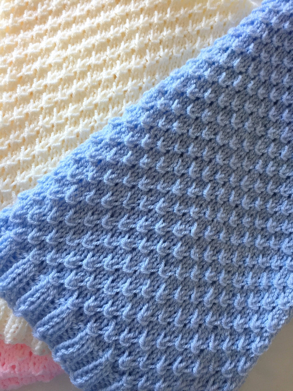 Knitting pattern ~ Freya Baby Blanket ~  ENGLISH ~ PDF Download
