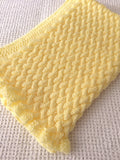 Knitting Pattern ~ Wicker Basketweave ~ Baby Blanket ~ Multiple Sizes ~ ENGLISH ~  PDF Download