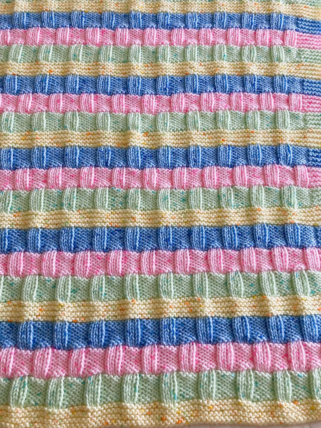 Knitting Pattern ~ Cody Baby Blanket in DK Yarn ~ ENGLISH ~ PDF Download