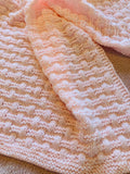 Knitting pattern ~ Easy Weave Baby Blanket  ~ ENGLISH ~ PDF Download