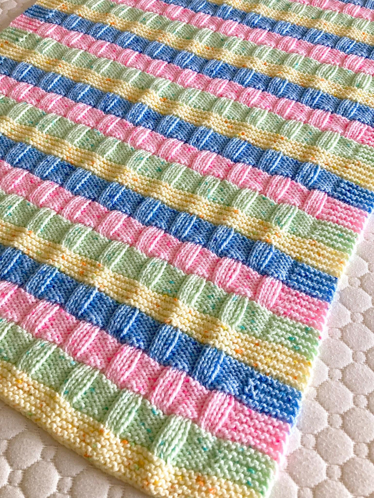 Knitting Pattern ~ Cody Baby Blanket in DK Yarn ~ ENGLISH ~ PDF Download