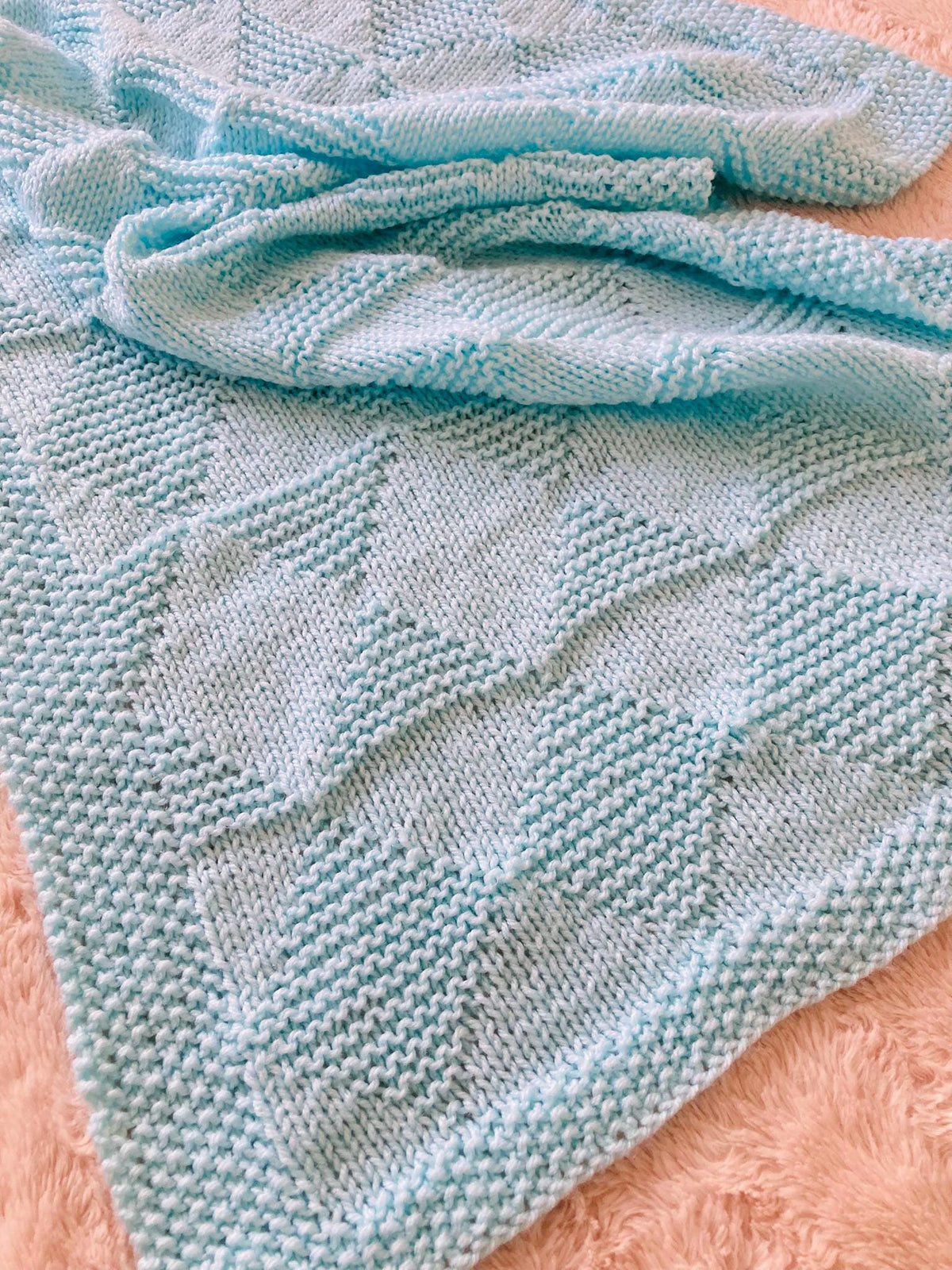 Knitting Pattern ~ Heidi Baby Blanket  ~  ENGLISH ~ PDF Download