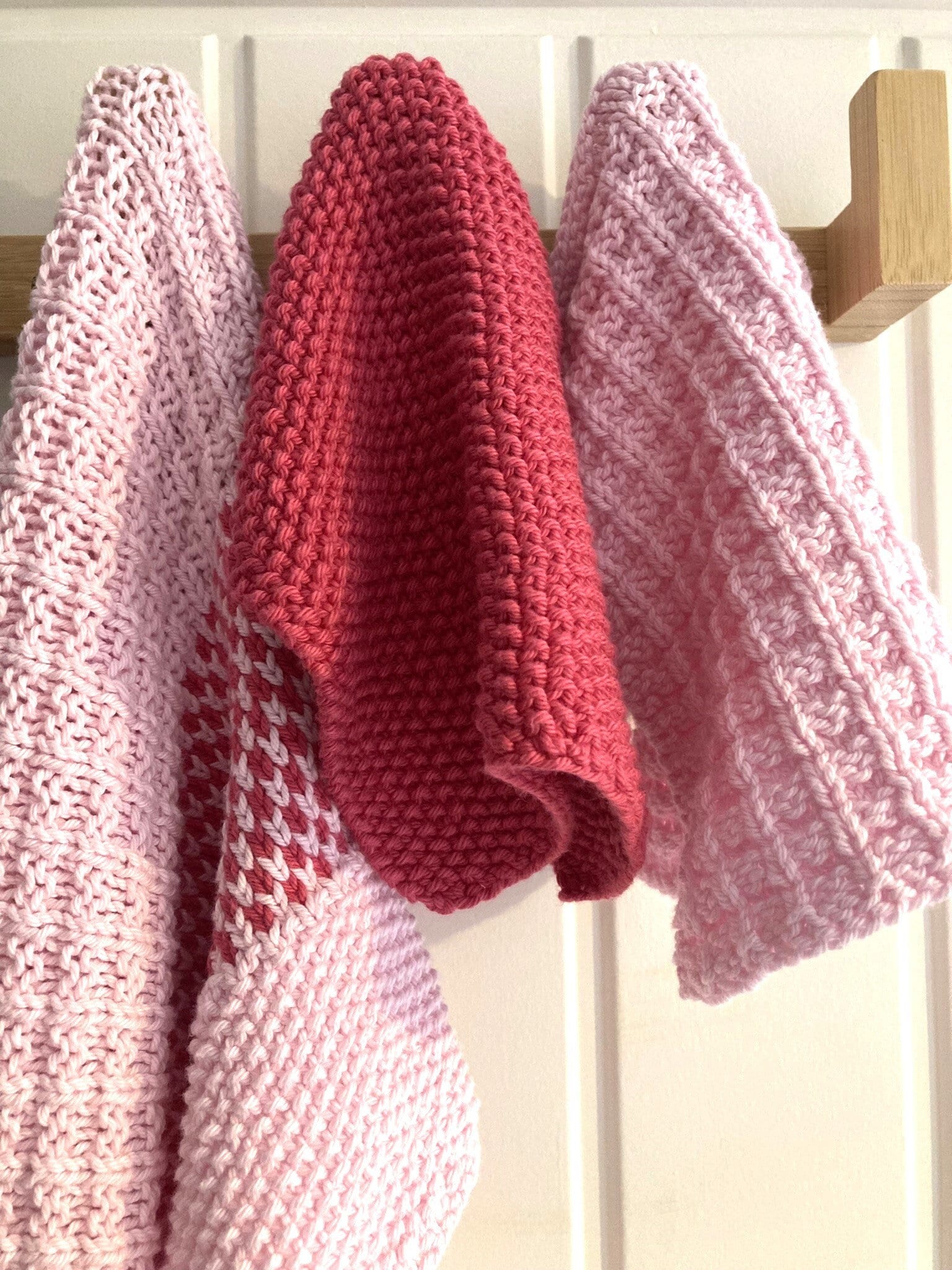 Knitting Pattern  ~ Kitchen Set ~ Towel, Cloths & Pot Holder ~ ENGLISH ~ PDF Download