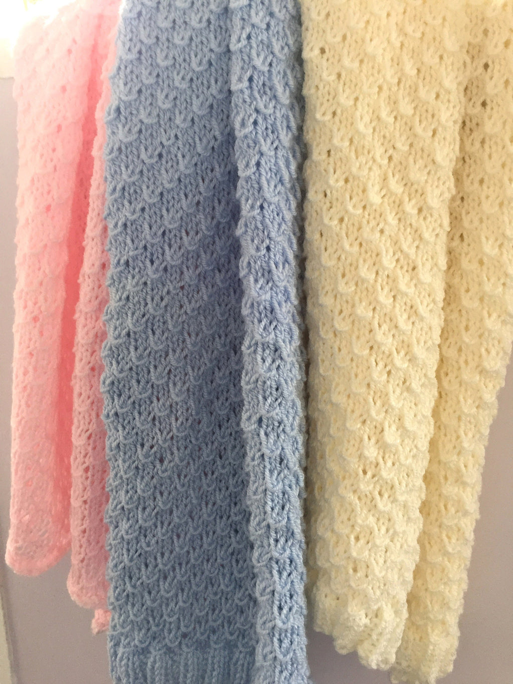 Knitting pattern ~ Freya Baby Blanket ~  ENGLISH ~ PDF Download