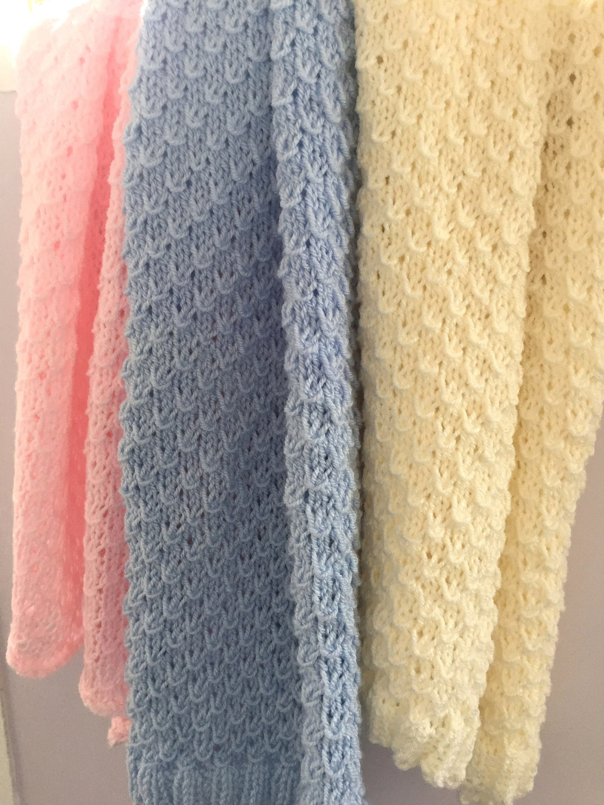 Knitting pattern ~ Freya Baby Blanket ~  ENGLISH ~ PDF Download