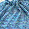 Knitting Pattern ~ Reversible Baby Blanket in DK yarn ~ Simple Pattern. ~ ENGLISH ~ PDF Download