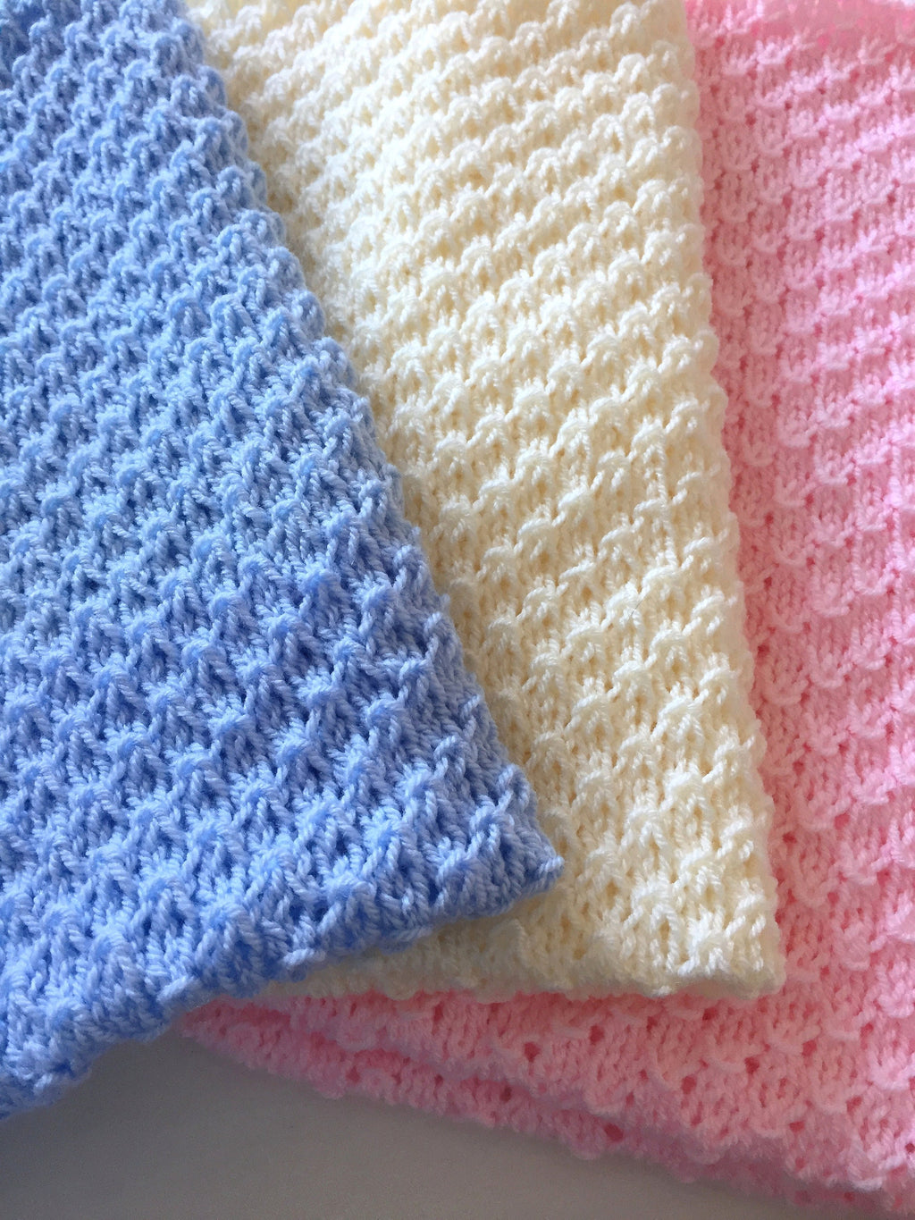 Knitting pattern ~ Freya Baby Blanket ~  ENGLISH ~ PDF Download