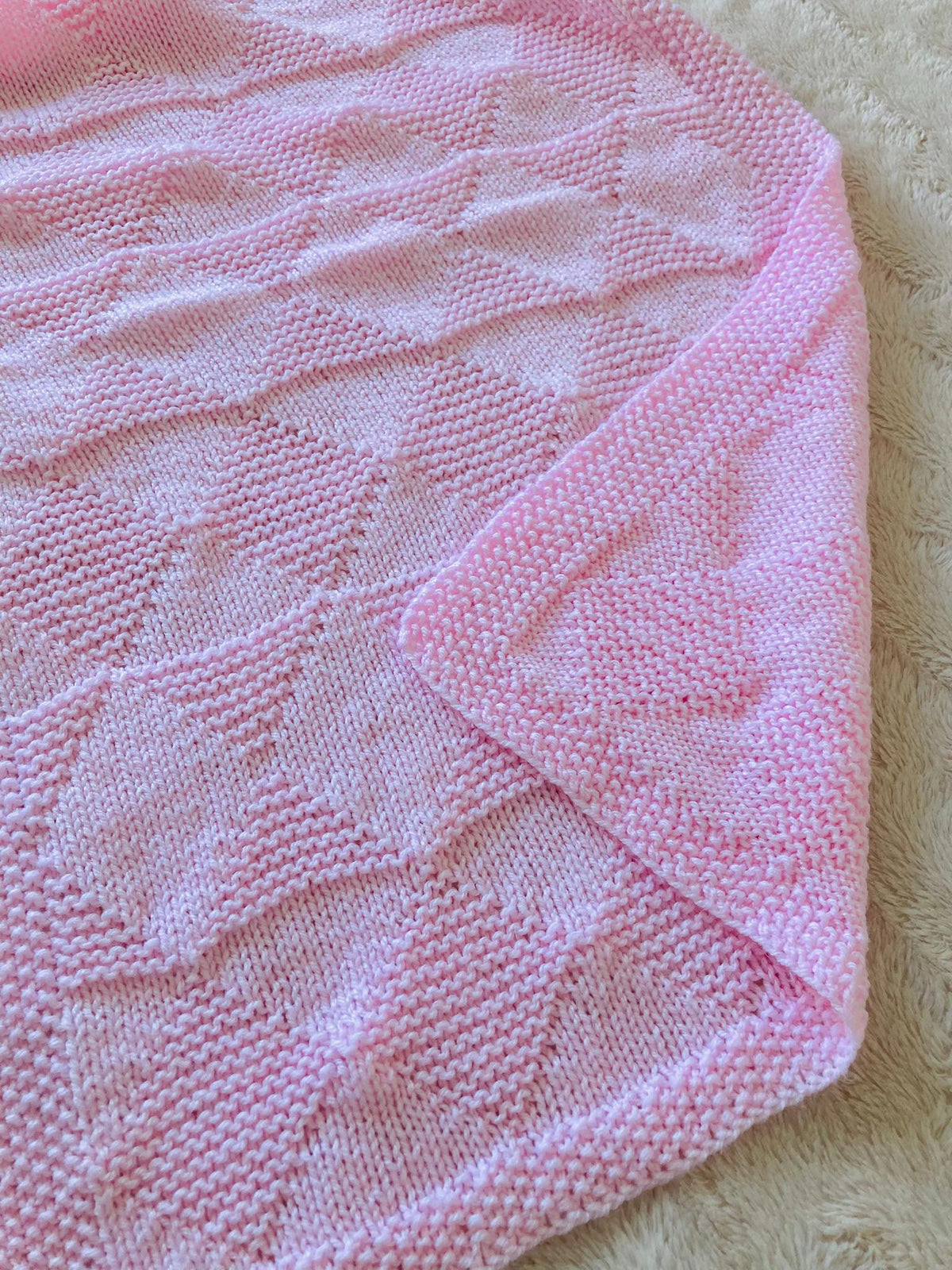 Knitting Pattern ~ Heidi Baby Blanket  ~  ENGLISH ~ PDF Download