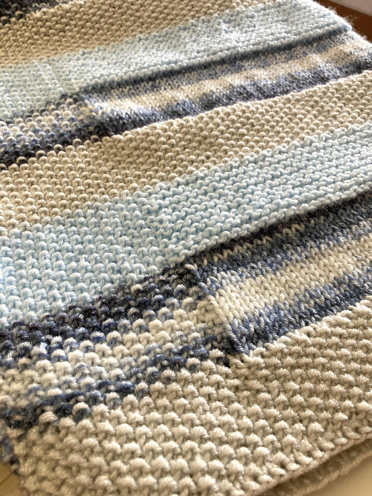 Knitting pattern ~ Simple Textures Baby Blanket  ~ DK Yarn ~ ENGLISH ~ PDF Download