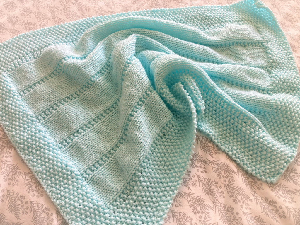 Knitting pattern ~ Easy Baby Blanket in Chunky, Aran or DK ~ Perfect for beginners ~ ENGLISH ~ PDF Download