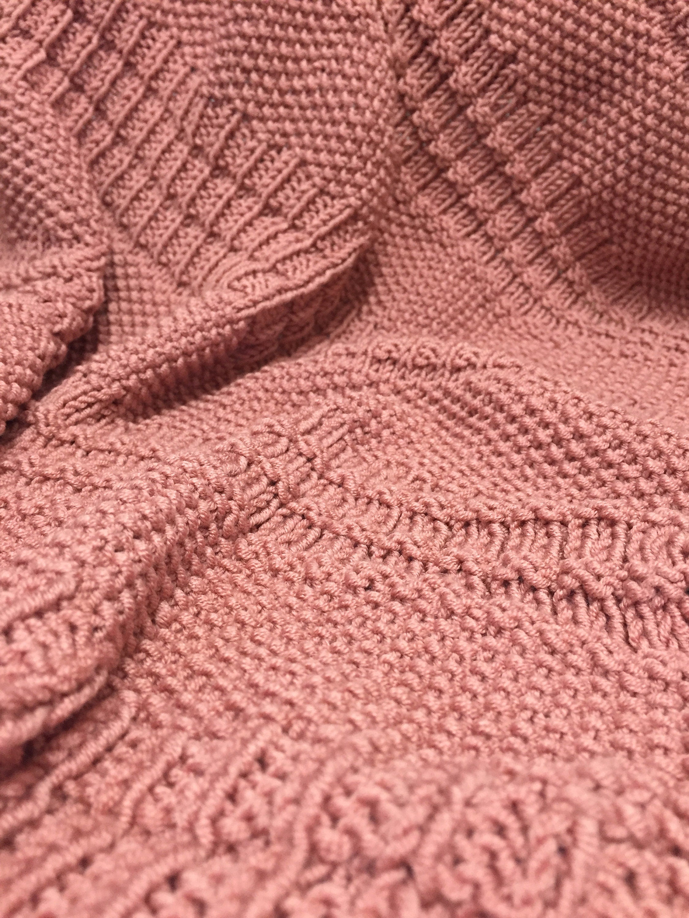 Knitting Pattern ~ Dorete Baby Blanket ~ Easy Knit for Beginners ~ENGLISH ~ PDF Download