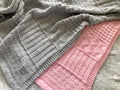 Knitting pattern ~ Easy Sampler Baby Blanket in DK Yarn ~ ENGLISH ~ PDF Download