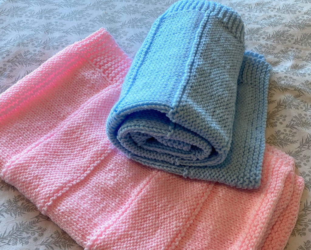 Knitting pattern ~ Nova Baby Blanket ~ Fully Reversible Design ~ ENGLISH ~ PDF Download