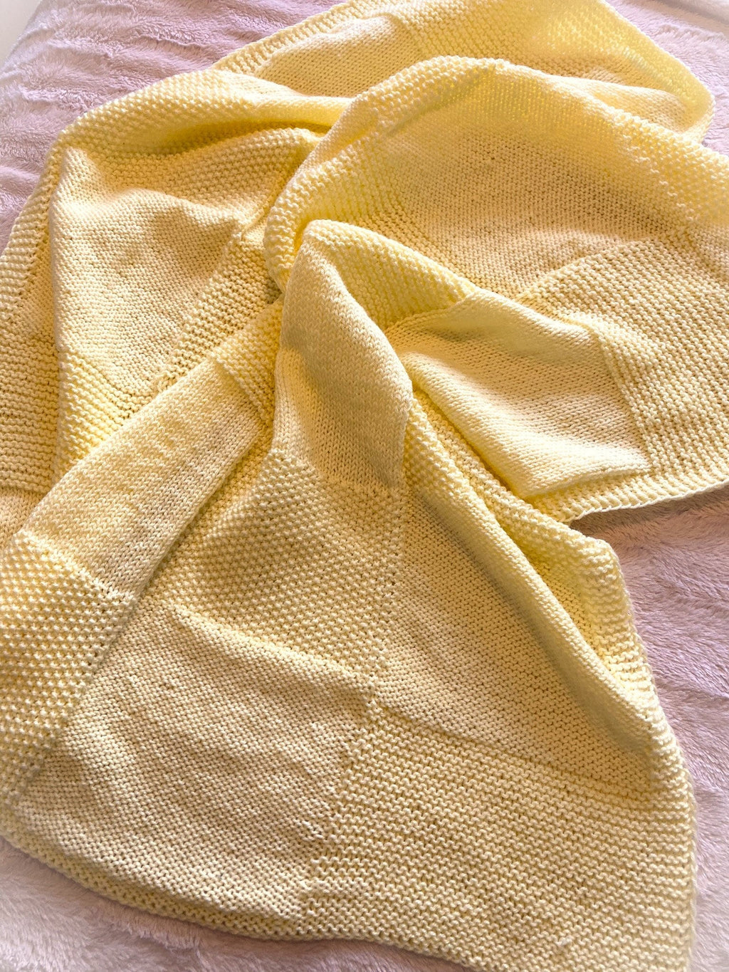Knitting pattern ~  Samson Baby Blanket  in DK ~  ENGLISH ~  PDF Download