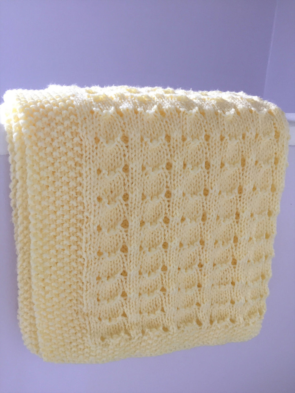 Knitting pattern ~ Sea Shells Baby Blanket ~ ENGLISH ~ PDF Download