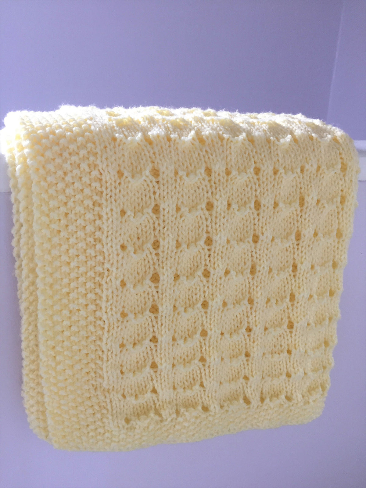 Knitting pattern ~ Sea Shells Baby Blanket ~ ENGLISH ~ PDF Download