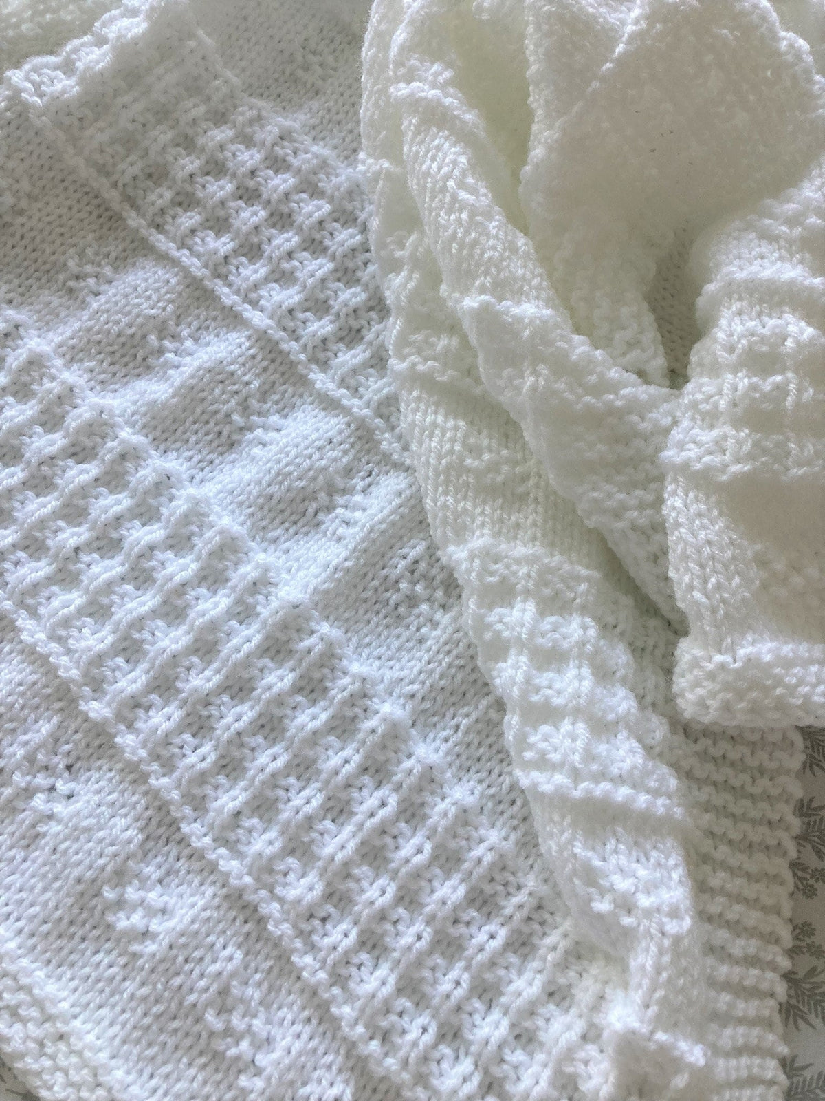 Knitting Pattern ~ Rosabel Baby Blanket in DK  ~ ENGLISH ~ PDF Download