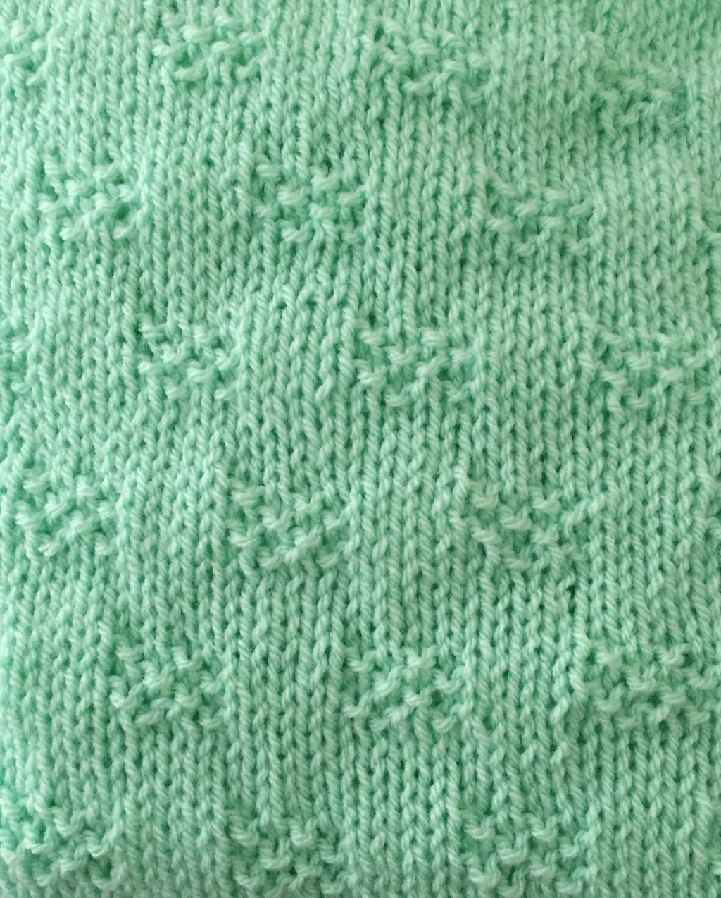 Knitting pattern ~ Moss Checks Baby Blanket ~ ENGLISH ~  PDF Download
