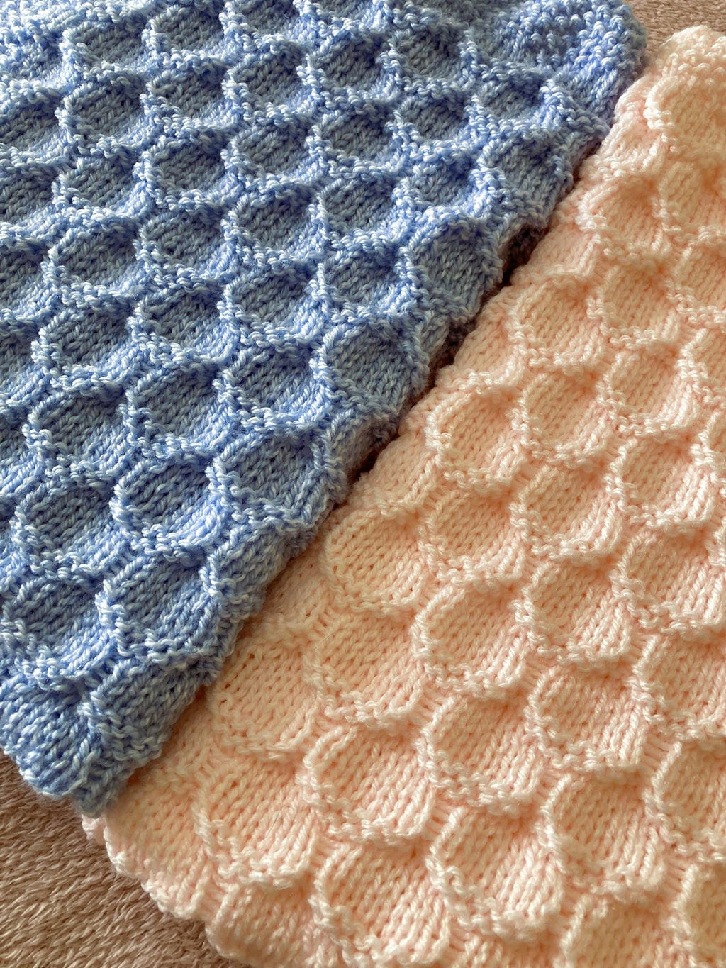 Knitting pattern ~ Becca Baby Blanket in DK Yarn ~ ENGLISH ~ PDF Download