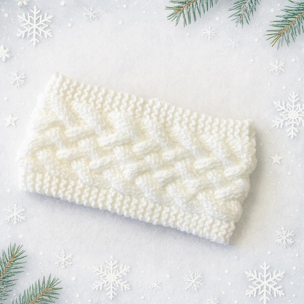 Knitting pattern ~ Cosy Cable Headbands / Ear warmers ~ ENGLISH ~ PDF Download