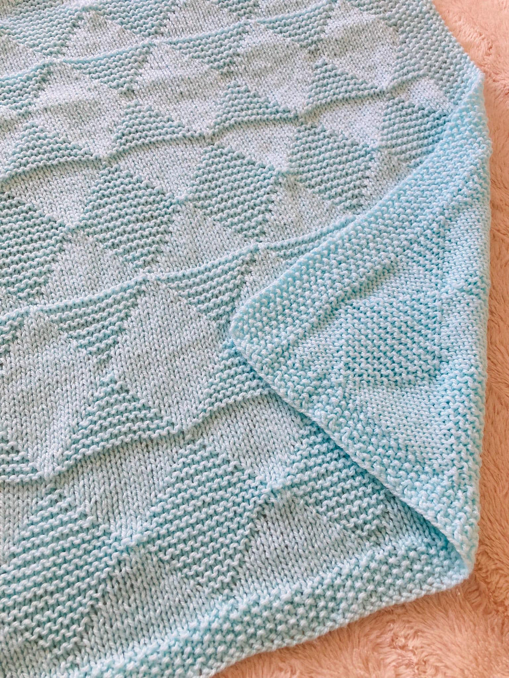 Knitting Pattern ~ Heidi Baby Blanket  ~  ENGLISH ~ PDF Download