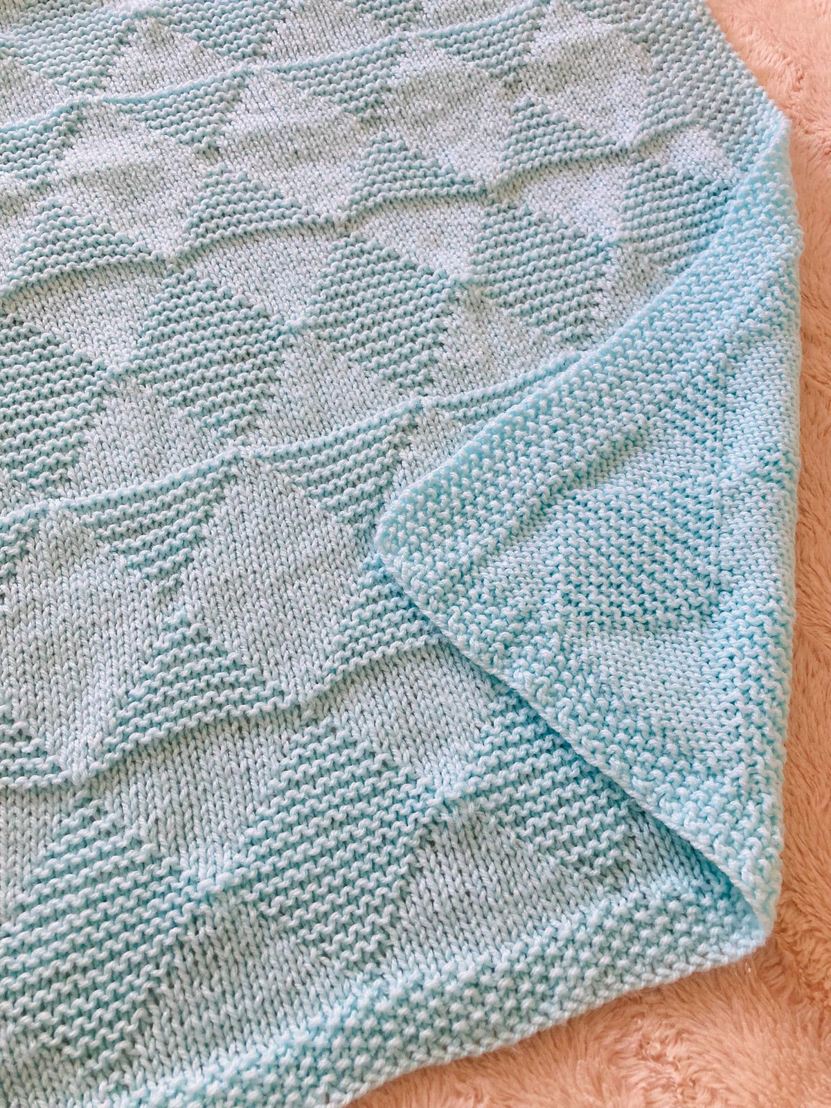 Knitting Pattern ~ Heidi Baby Blanket  ~  ENGLISH ~ PDF Download
