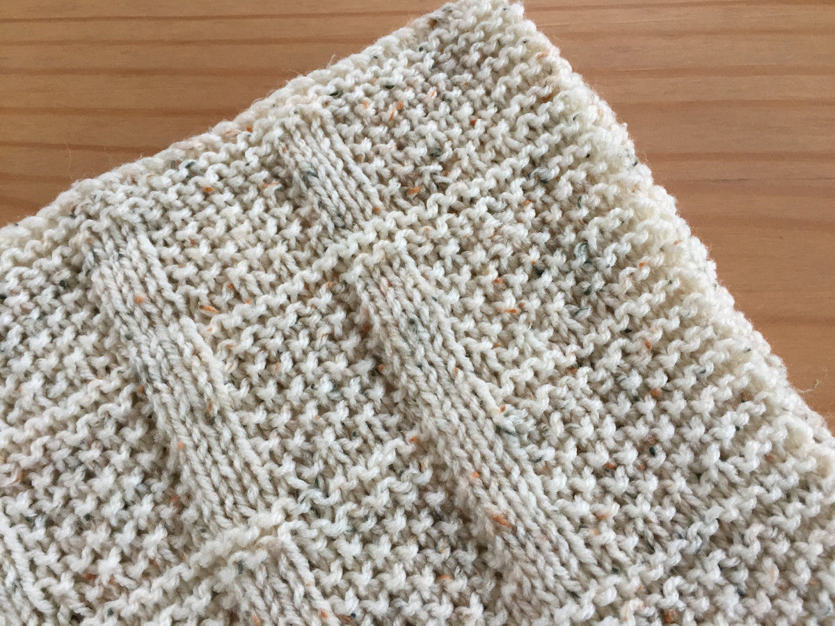 Knitting Pattern ~ Lattice Baby Blanket ~  ENGLISH ~ PDF Download