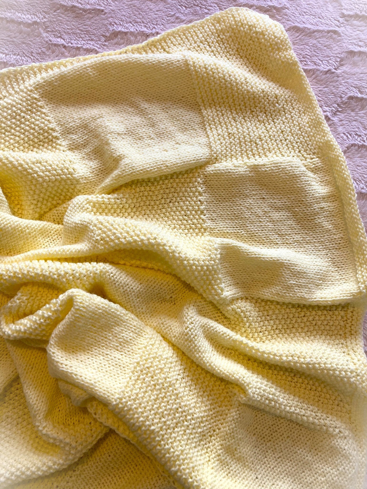 Knitting pattern ~  Samson Baby Blanket  in DK ~  ENGLISH ~  PDF Download